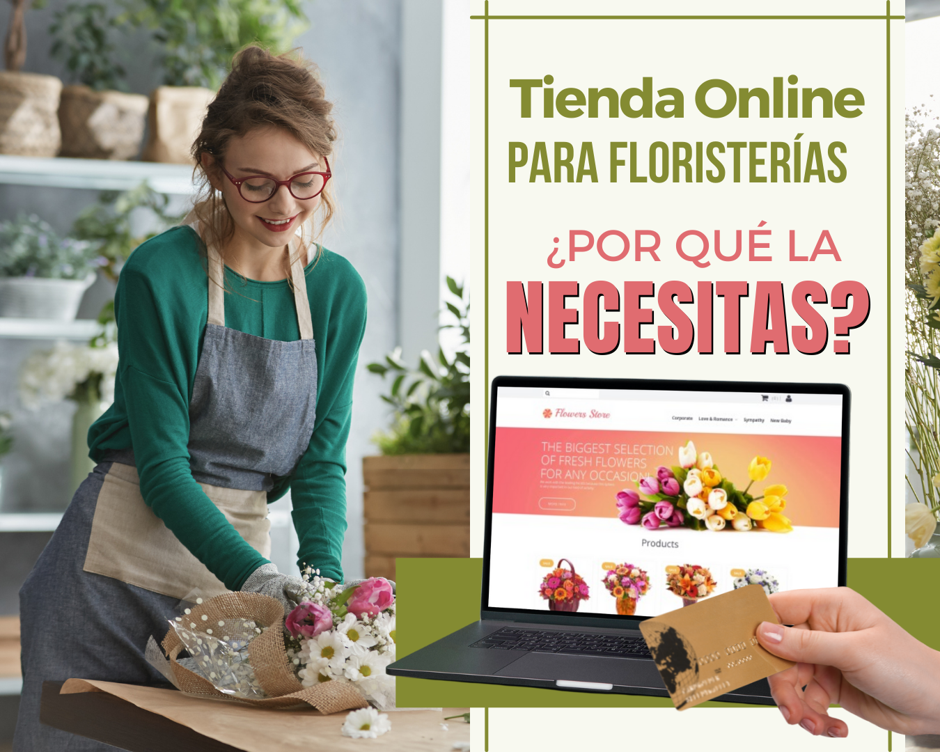 Tienda online para floristerías